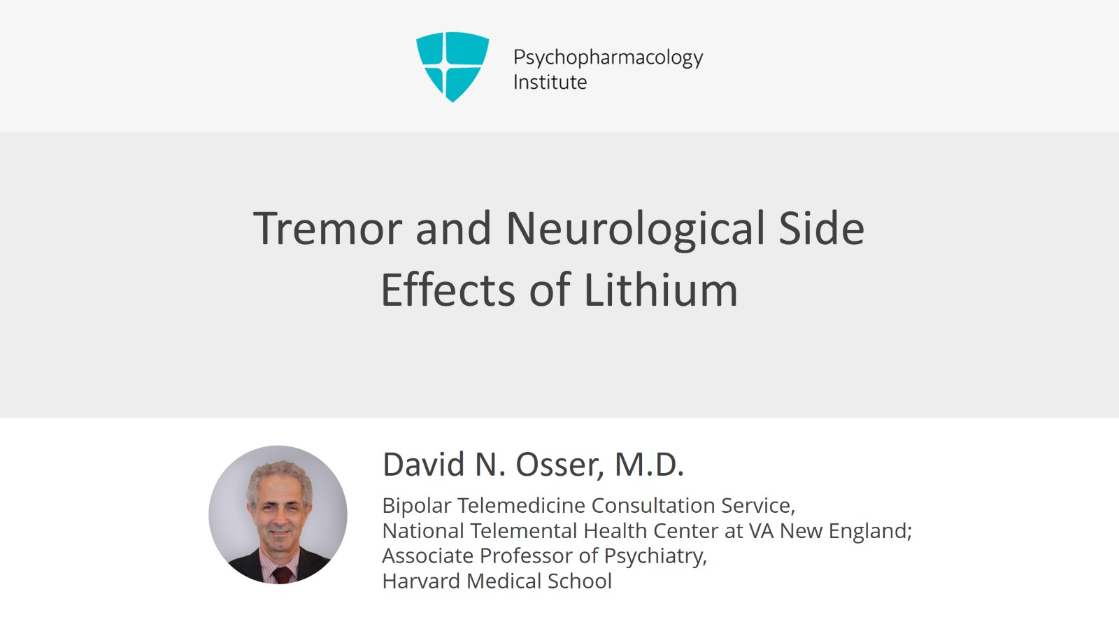 Psychopharmacology Institute